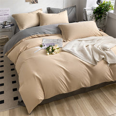 Bedding Set Boy Girl Duvet Cover Flat Sheet Pillowcase Aesthetic Bedcloth Double Cover Flat  Soft Comfort  Bed Sheet Pillowcase