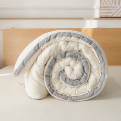 Pure Color Simple Washed Cotton Quilt Winter Quilt Core Thickened Warm Quilt Single and Double Spring and Autumn Quilt