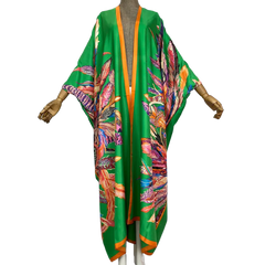 Vibrant Chic Maxi Cardigan - WINI