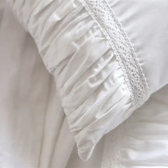 Super Luxury White Lace Ruffle Square Pillow Case, Wedding Decorative Bedding Textile, Sofa Cushion Cover, Princess, Sale