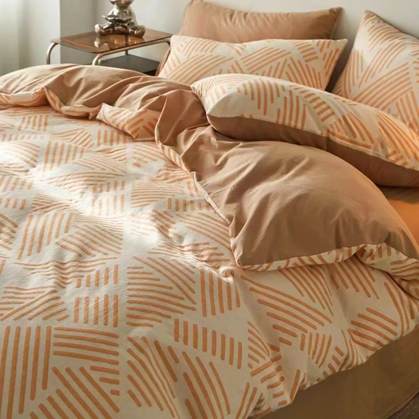 Fashion Floral Bedding Set Blue Pink Boys Girls Single Double Size Duvet Cover Kit No Filling Flat Sheet Pillowcase Home Textile