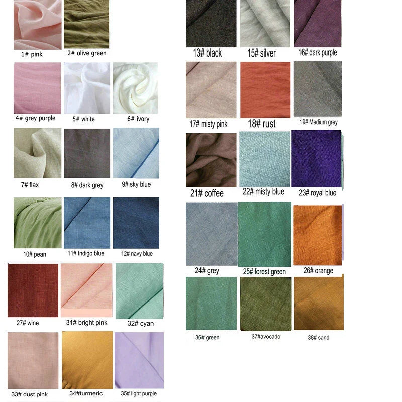 100% Pure Linen Ruffle Throw Pillowcases,Soft Comfortable Cushion Cover,Home Decor Sofa Pillows Cover,Living Room Couch Ornament