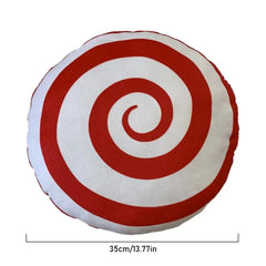 Christmas Candy Cane Pillow Gingerbread House Decoration Plush Throw Pillow Winter Home Decor Living Room Sofa Couch Cushions