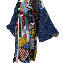 Chic Abstract Kimono Cardigan - WINI