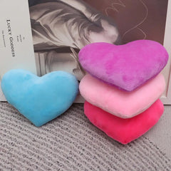 Heart Soft Plush Pillow Plush Toys Kawaii Lovely Gift for Birthday Home Decorative Valentines Day Decorative Soft Stuffed Pillow