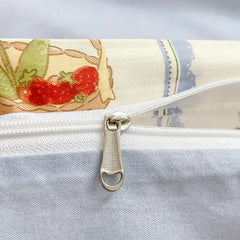 Kawaii Princess Pure Cotton Bedding Set Full Size Lovely Ruffles Single Doubel Duvet Cover Set Girls Woman Cozy Bedding Sets