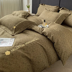 100% Pure Cotton Bedding Set Printing Quilt Cover Set King Size Duvet Cover Set Skin Friendly Fabric Bedding Cover Set