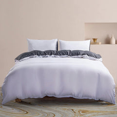 Cover Set Soft Brushed Microfiber Duvet Cover Bedding Set with Zipper Closure and Corner Ties 2 Pcs/3 Pcs