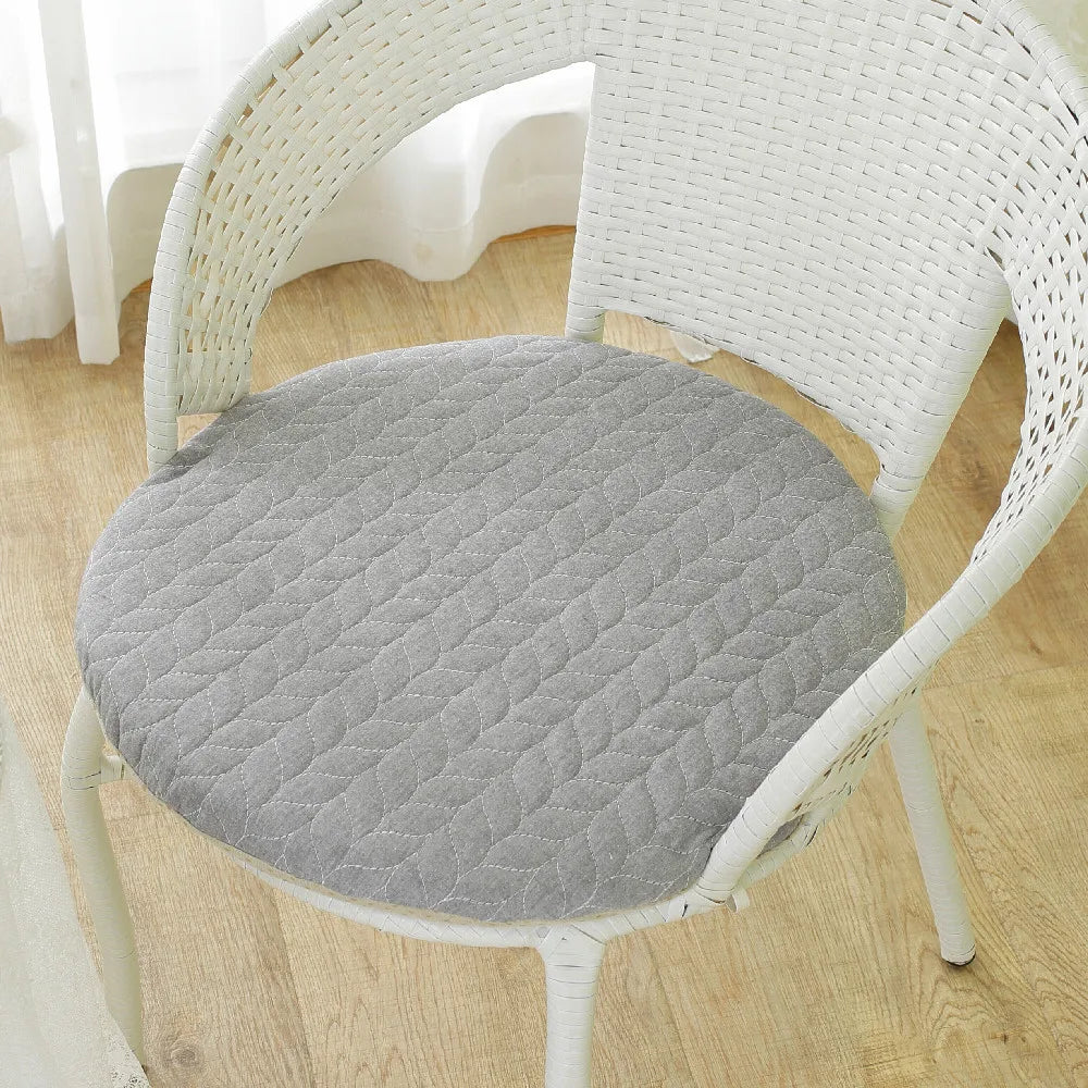 Anti-slip Plaid Thick Car Cushion Cotton Chair Seat Yoga Cushions Meditation Floor Round Pillow  Home Textile All Season
