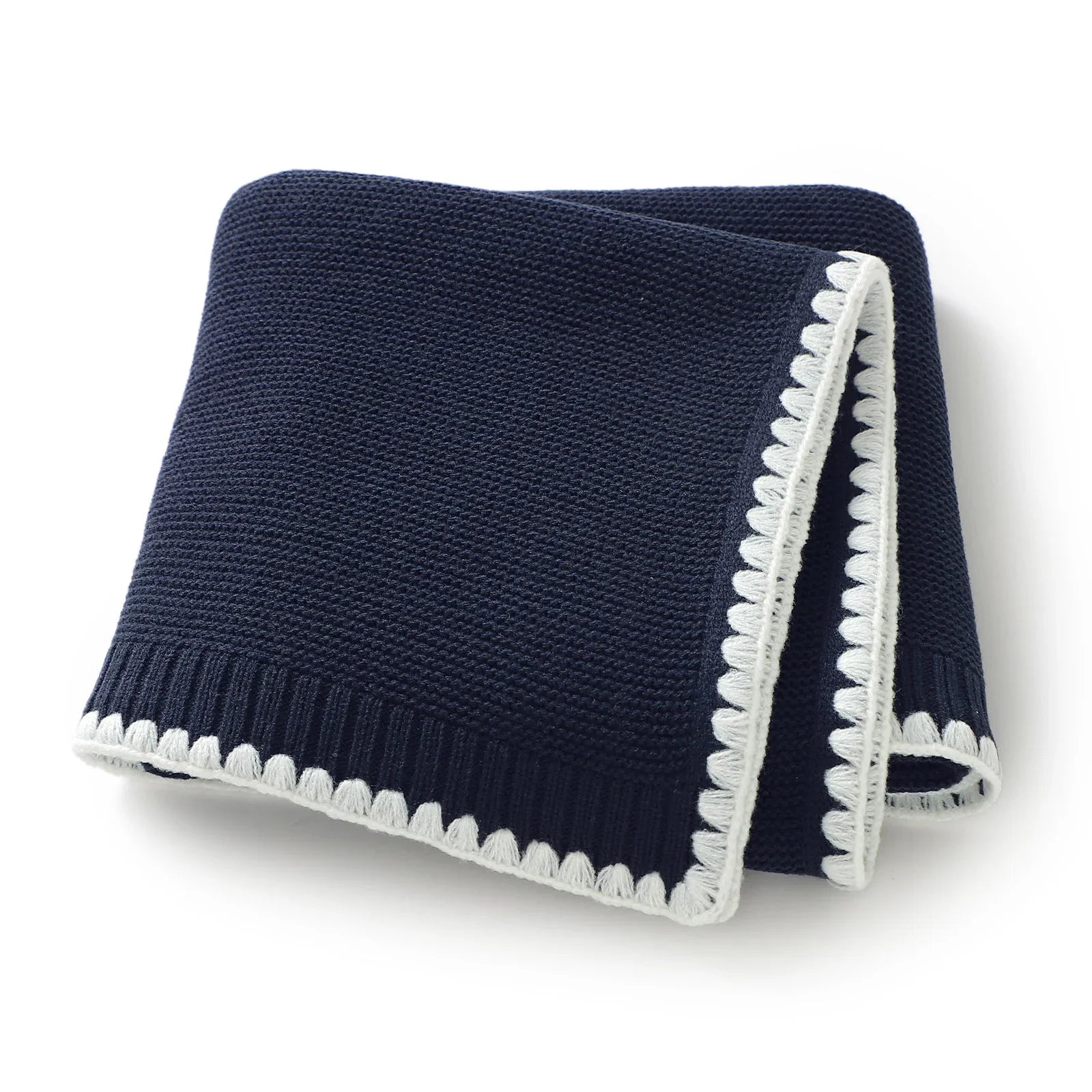 Baby Blankets Knitted Newborn Boy Girl Bedding Quilt 90*70CM Plaid Infant Stroller Swaddle Envelop Wrap Fashion Solid Super Soft