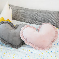 Bedroom Toys Photography Props Baby Sleeping Cushion Children Plush Toy Lovely Princess Cartoon Heart-shaped Pillow