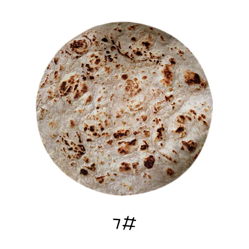 Pancake/Pizza/Doughnut Blanket Flannel Sofa Plaid Warm Shawl Funny Warm Food Blankets manta Skin-friendly Bedspread for Home