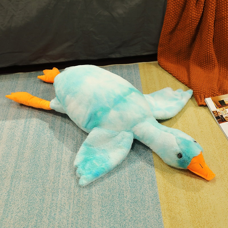 50-190cm Cute Big White Goose Plush Toy Kawaii Huge Duck Sleep Pillow Cushion Soft Stuffed Animal Doll Birthday Gift for Girl