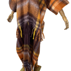 Fringed Geometric Print Cardigan - WINI