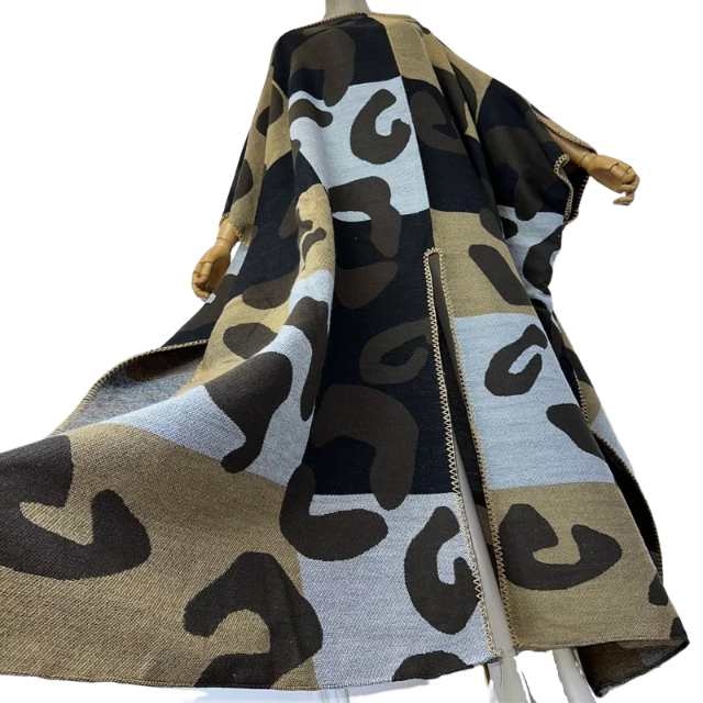 Chic Abstract Kaftan Dress - WINI