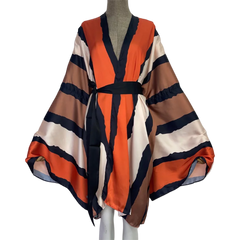 Vibrant Midi Silk Cardigan - WINI