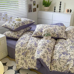 Euro Bedding Set Free Shipping Beddings Sets Princess Style Pure Cotton Intensification Level A Bedroom Set Queen Size Bed Sheet