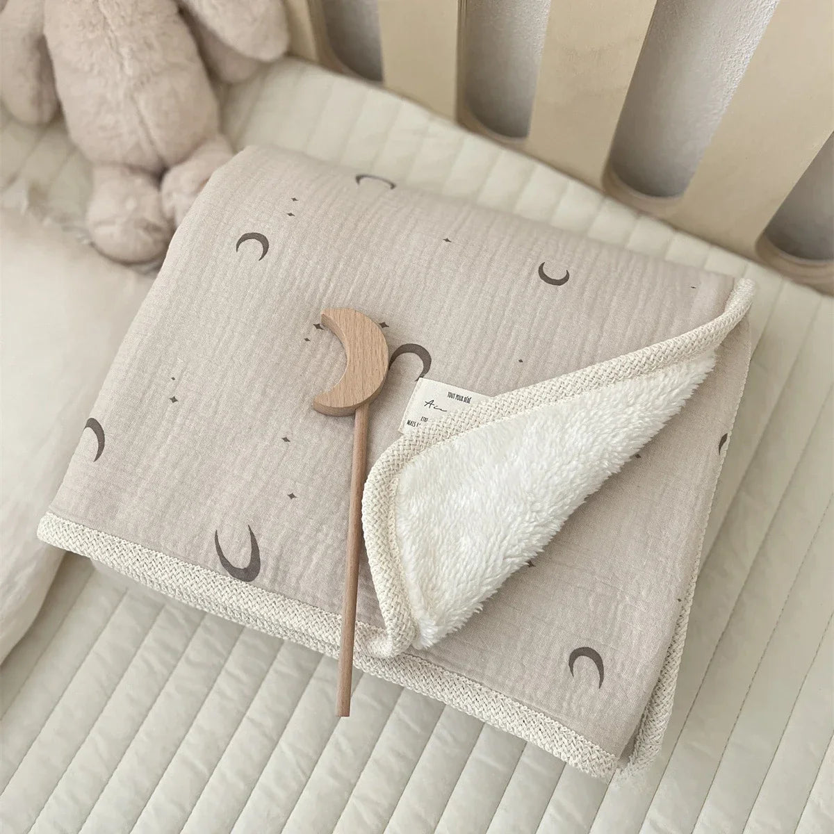 Soft Cotton Newborn Baby Blanket Bedding Quilt Cover Thicken Fleece Baby Blanket Newborn Receiving Blanket Babies Accessories