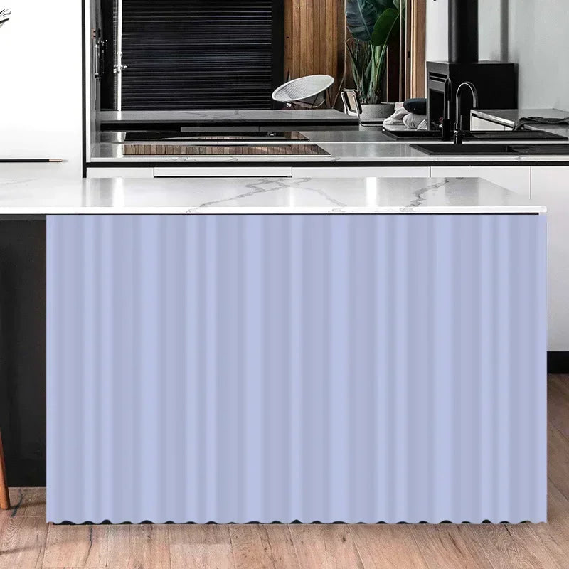Kitchen Cabinet Curtain Dustproof Cupboard Wardrobe Cover Self-Adhesive Short Curtains Cabinet Bookcases Cortina Rideaux