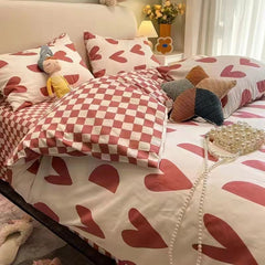 Family Bed Linen Bed Linen 200x220 Bedsheet Set with Pillow ... Bedclothes Bedding Set Bed Sheet Comforter Sets Duvet Cover