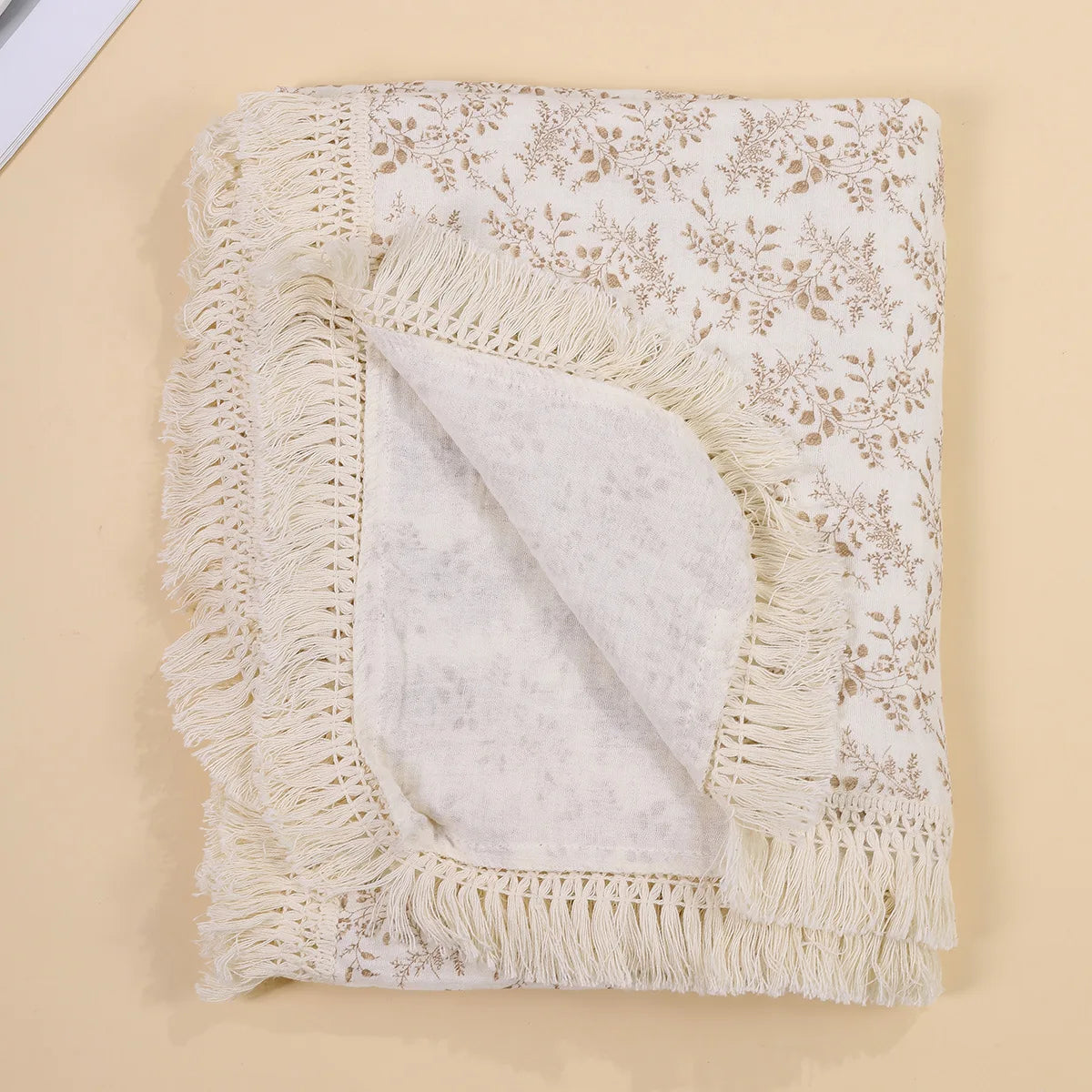 Baby Blankets Muslin Swaddle For Newborn Fringe Double Layer Cotton Summer Blanket Bed Comforter Infant Baby Stuff Bebe