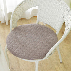 Anti-slip Plaid Thick Car Cushion Cotton Chair Seat Yoga Cushions Meditation Floor Round Pillow  Home Textile All Season