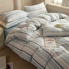 Plaid Style Duvet Cover 150x200 Quilt Cover Home Bedding Queen Size Comforter Cover housse de couette (Pillowcase Need Order)