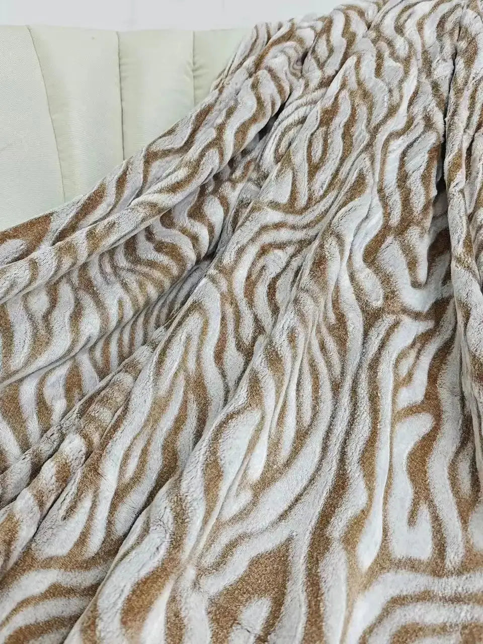 1pc 3D leopard zebra sofa bed throw blanket for spring summer
