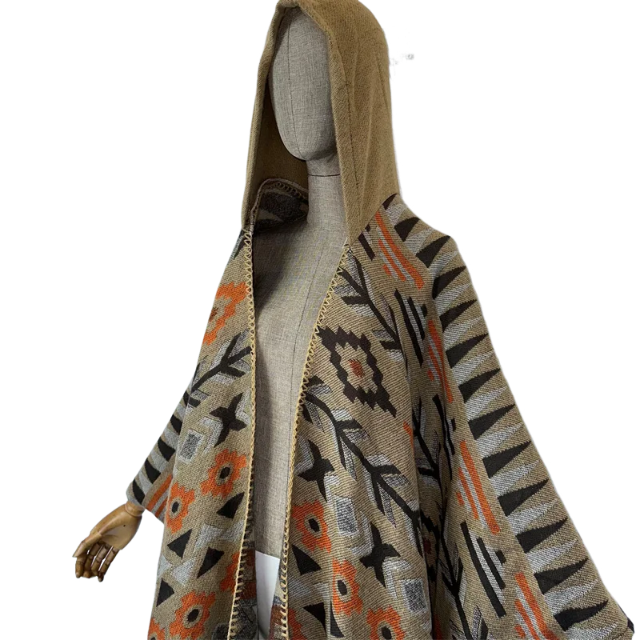 Cozy Bohemian Hooded Cardigan - WINI