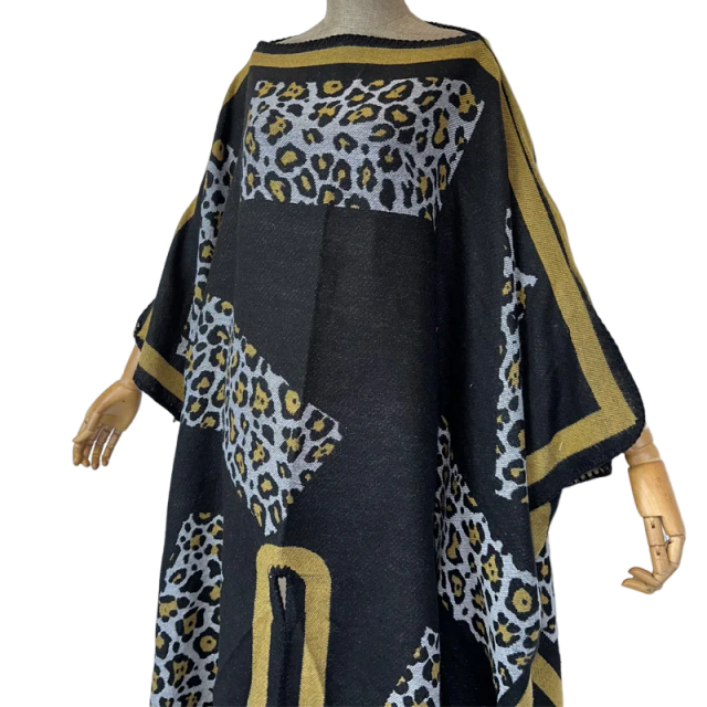 Elegant Winter Long Cloak Kaftan - WINI