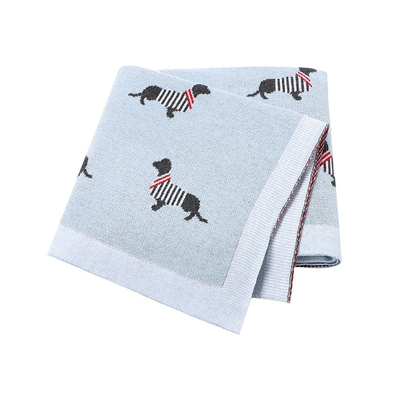 Baby Blankets Newborn Swaddle Wrap 100*80 CM Cotton Knitted Infant Kids Stroller Bedding Quilt Super Soft Children's Accessories