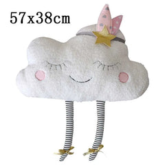 Continuous Clouds Cushion Girl Sleeping Dormitory Headrest Sofa Backrest Sleeping Pillow