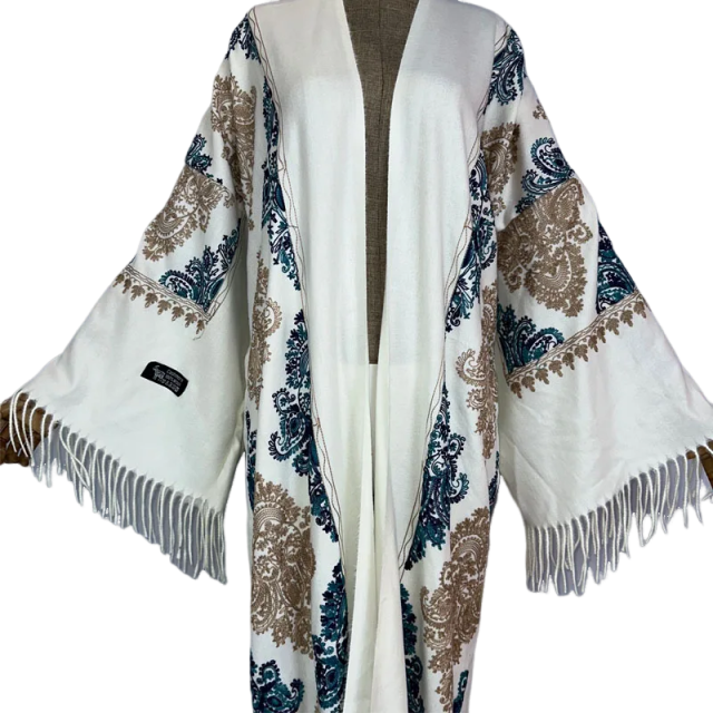 Warm & Stylish Tassel Kimono Cardigan  - WINI