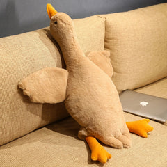 50-190cm Cute Big White Goose Plush Toy Kawaii Huge Duck Sleep Pillow Cushion Soft Stuffed Animal Doll Birthday Gift for Girl