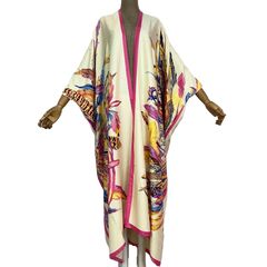 Vibrant Chic Maxi Cardigan - WINI