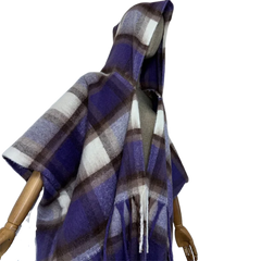 Poncho Hooded Cardigan - WINI