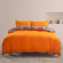 Cover Set Soft Brushed Microfiber Duvet Cover Bedding Set with Zipper Closure and Corner Ties 2 Pcs/3 Pcs