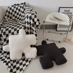 Fashion filling creative puzzle shaped pillow can be spliced with cushion, pillow, baby floor crawl game pad, home decoration