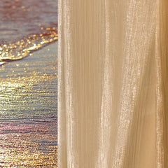 Nostalgia Sparkling French Style Tulle Curtains For Living Room Bright Streamer Voile Sheer Curtain Home Decor Customize