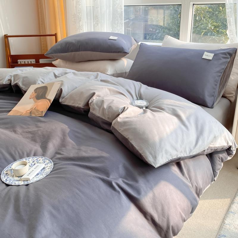 1pc 100%Cotton Duvet Cover Plaid Comforter Covers funda nordica cama 150 Single/Queen/King Quilt Cover(no pillowcase)