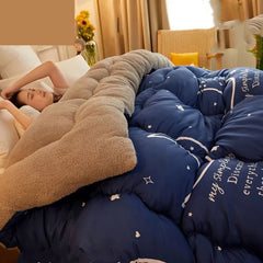 New Winter Quilt Core Thickened Quilt of 10 Pounds for Warm Winter Winter Dormitory Household Dormitory Warm Bedding