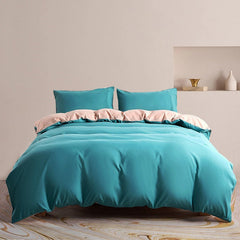 Cover Set Soft Brushed Microfiber Duvet Cover Bedding Set with Zipper Closure and Corner Ties 2 Pcs/3 Pcs