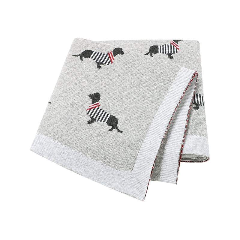 Baby Blankets Newborn Swaddle Wrap 100*80 CM Cotton Knitted Infant Kids Stroller Bedding Quilt Super Soft Children's Accessories