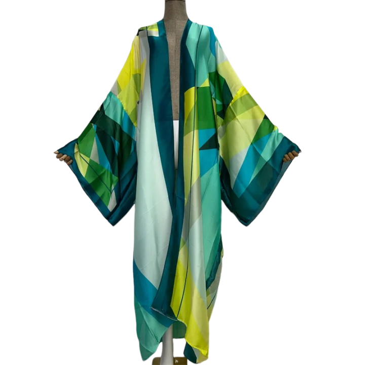Elegant Silk Kimono Cardigan - WINI