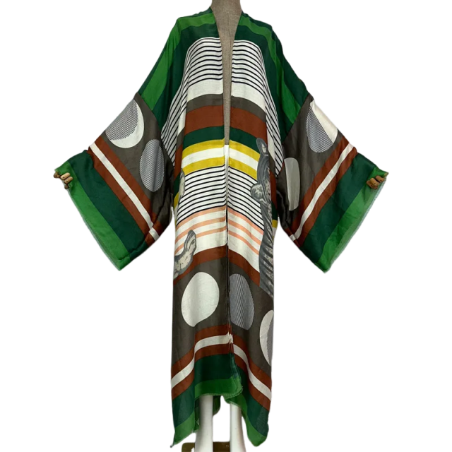 Cozy Loose Cover Up Kimono Cardigan - WINI