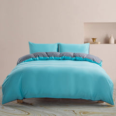 Cover Set Soft Brushed Microfiber Duvet Cover Bedding Set with Zipper Closure and Corner Ties 2 Pcs/3 Pcs