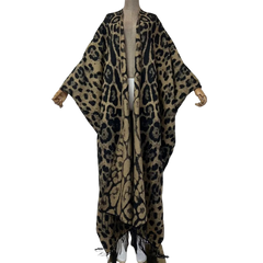 Chic Leopard Maxi Cardigan  - WINI