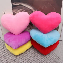 Heart Soft Plush Pillow Plush Toys Kawaii Lovely Gift for Birthday Home Decorative Valentines Day Decorative Soft Stuffed Pillow