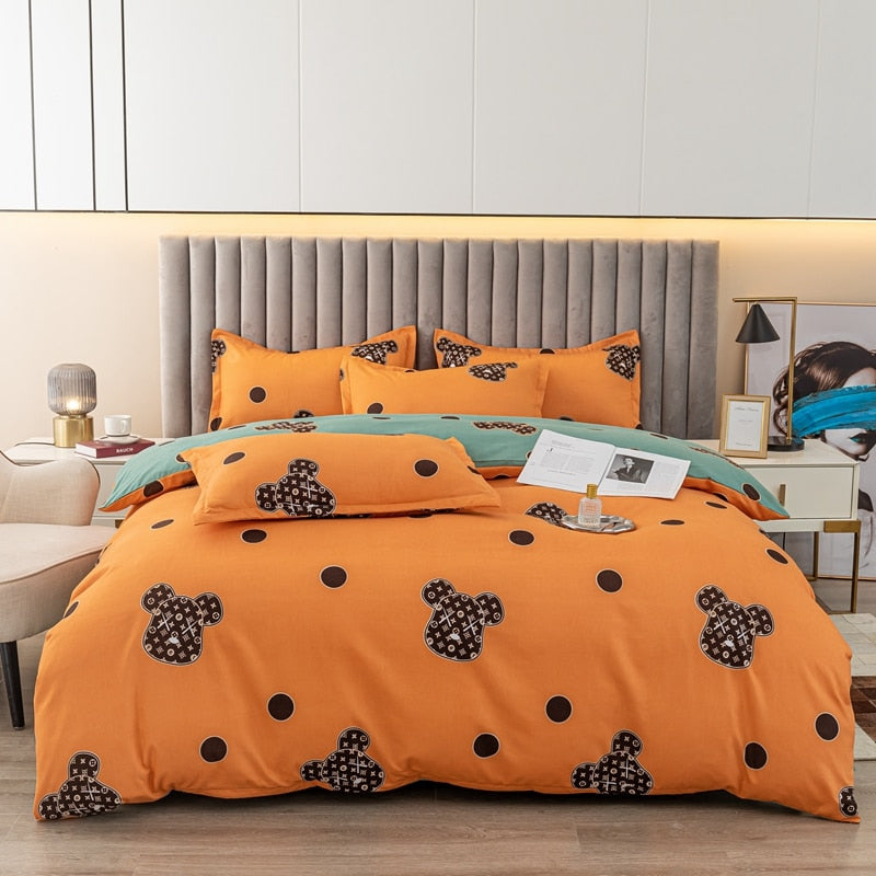 1 Pc 100% Cotton Duvet Cover 200x200,Small Fresh Single Quilt Cover,Without Pillowcase,No Bed Sheet