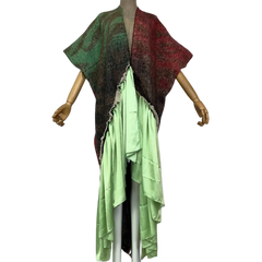 Cozy Vibrant Winter Kaftan Dress - WINI